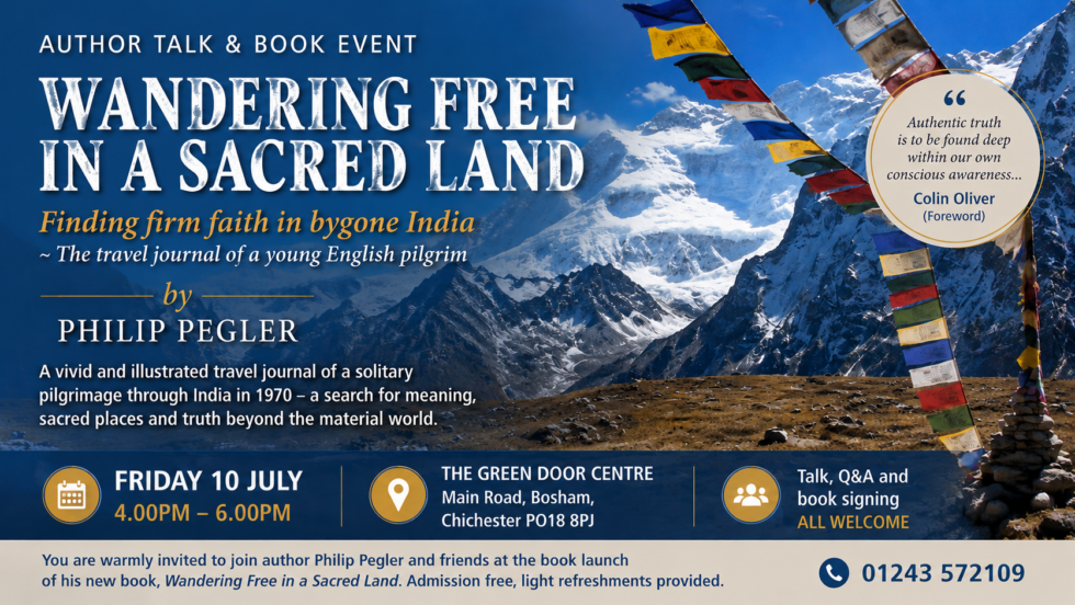 Book Launch at Green Door Centre Bosham – Friday 10th July